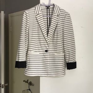 Black and white Express blazer